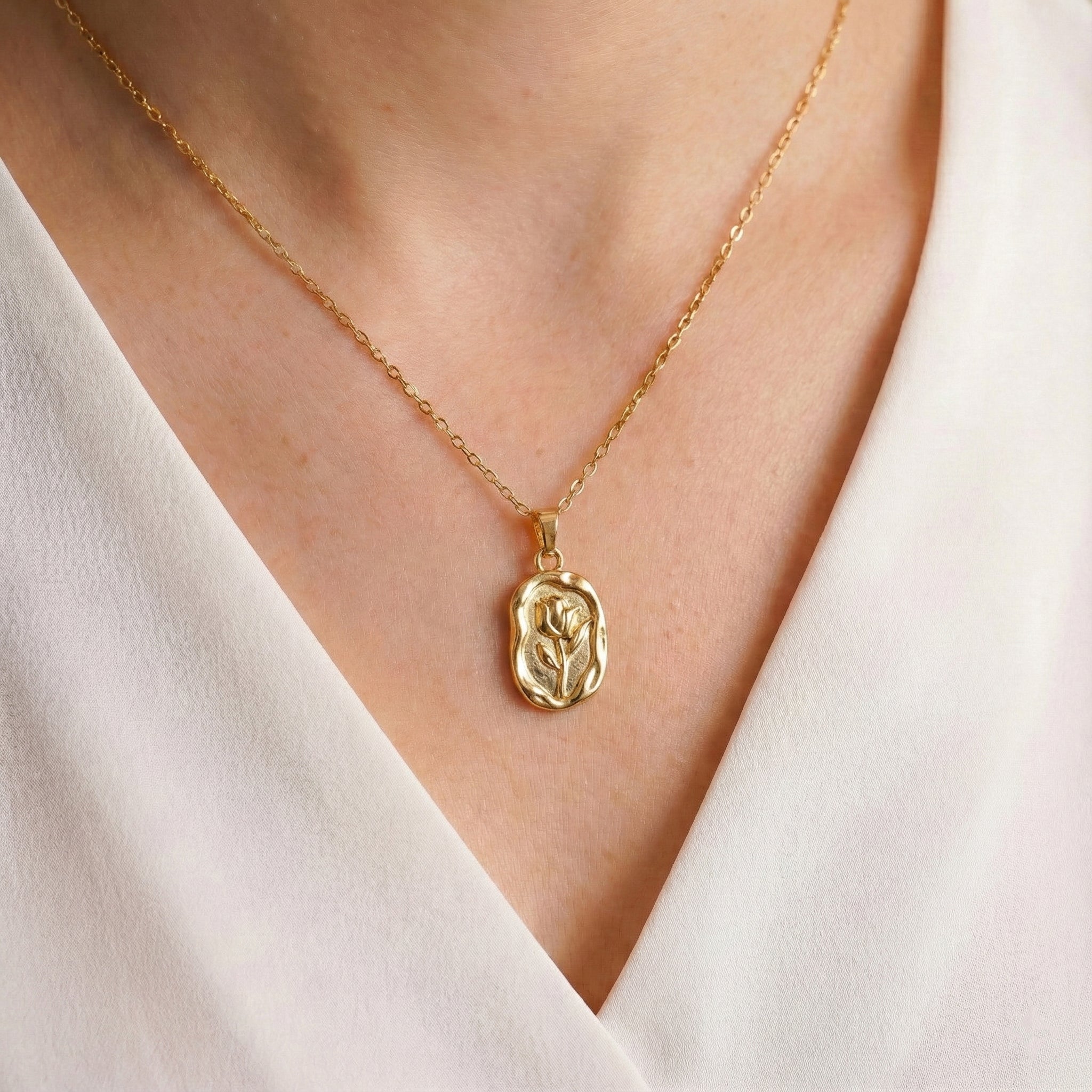 Vintage Flower Pendant