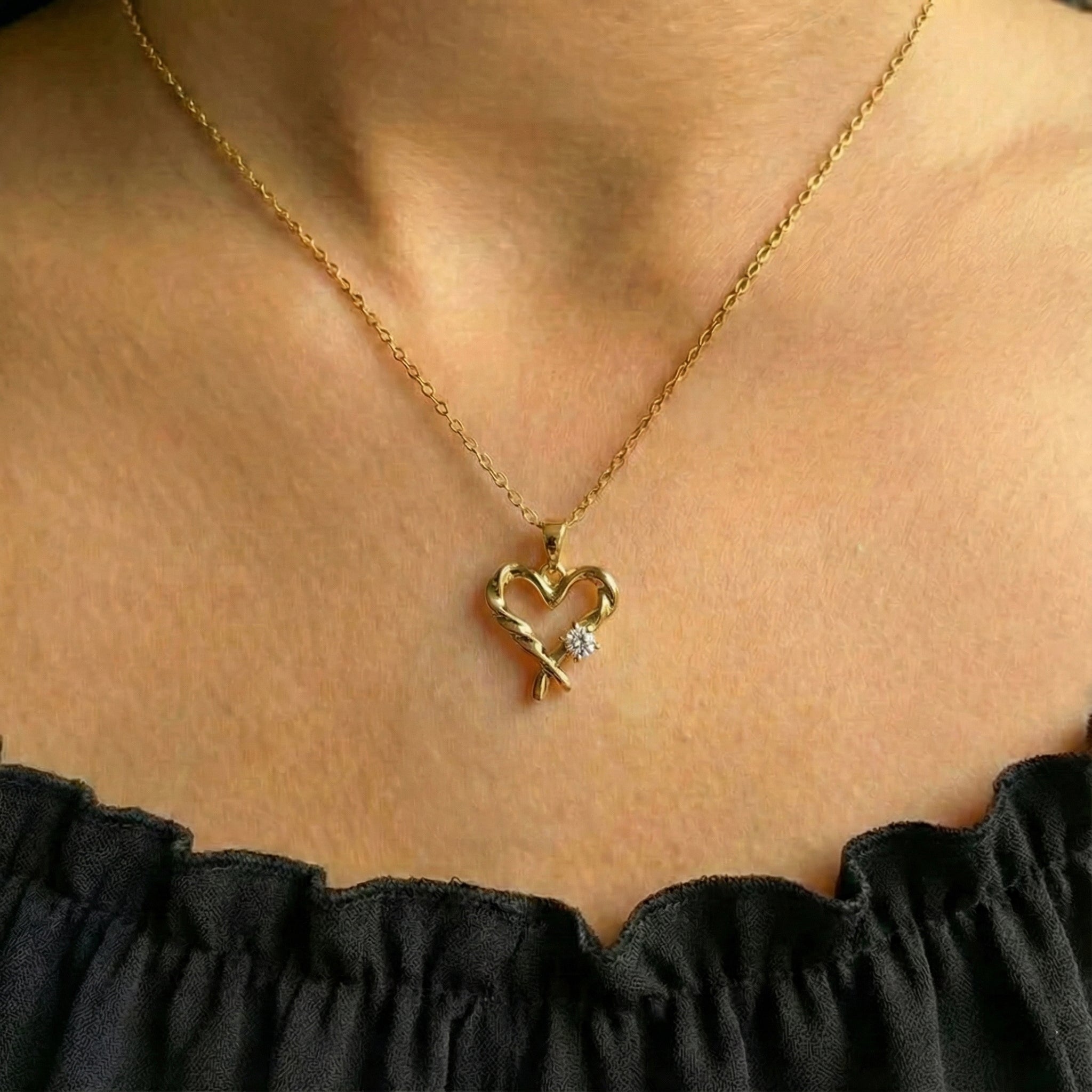 Layered Love Knot Pendant