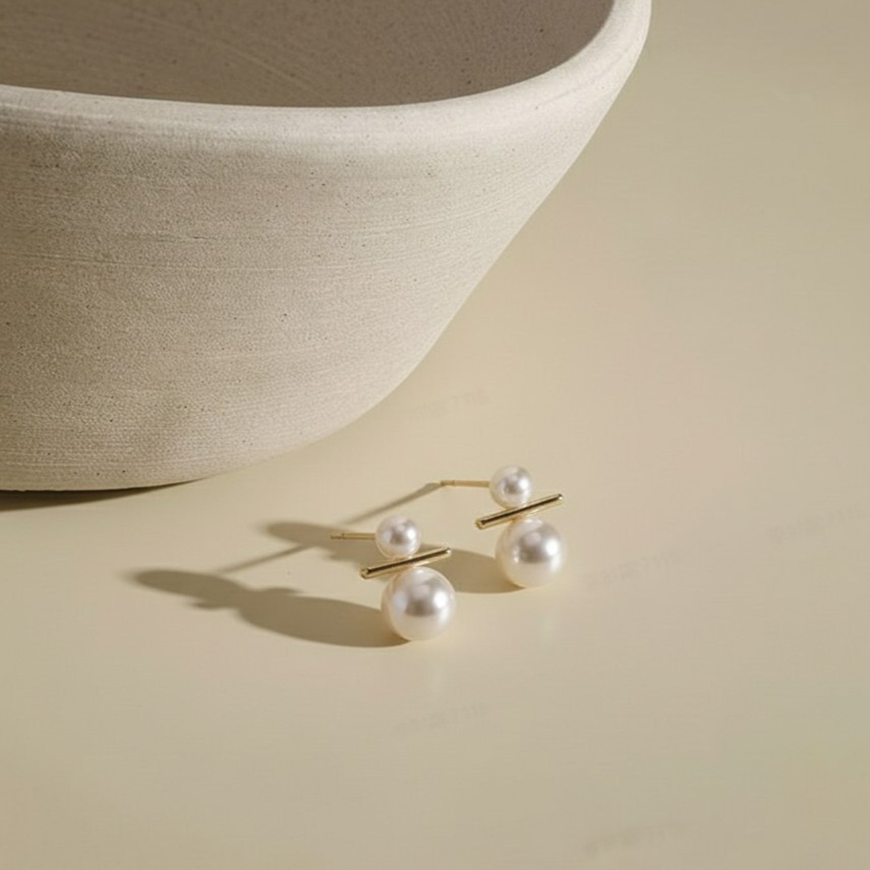 Duo Pearl Studs