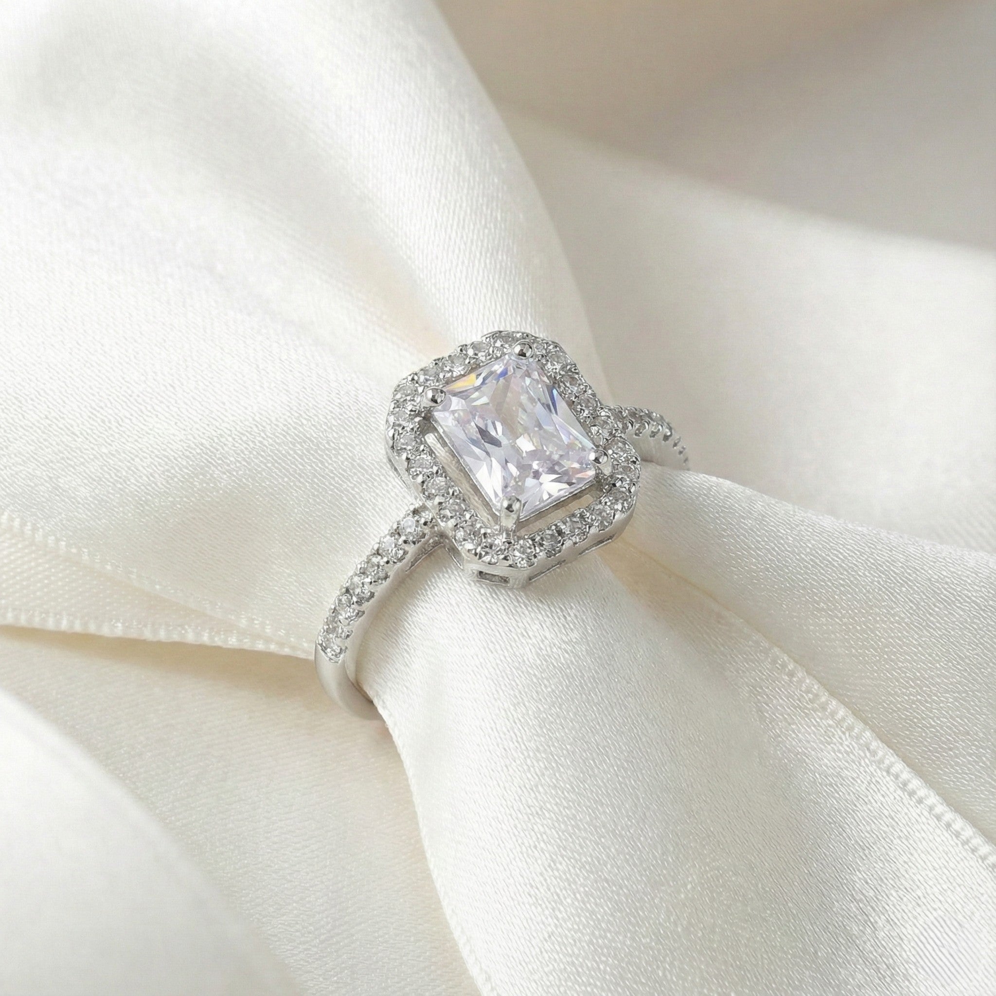 Crystal Emerald Ring