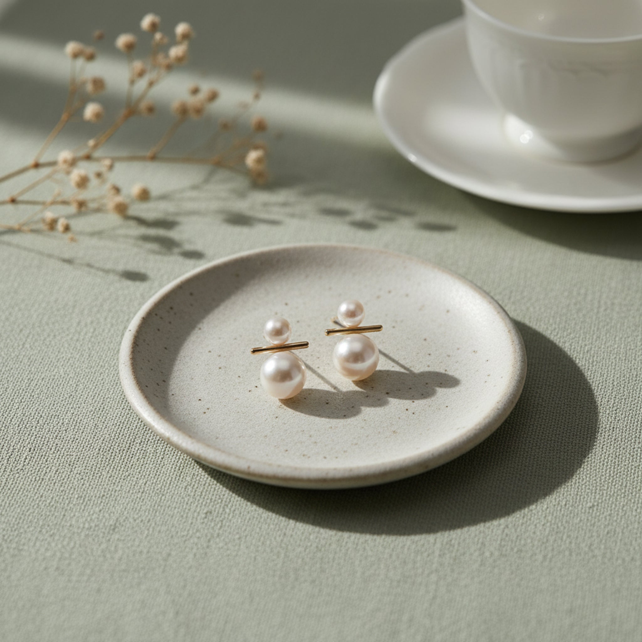 Duo Pearl Studs