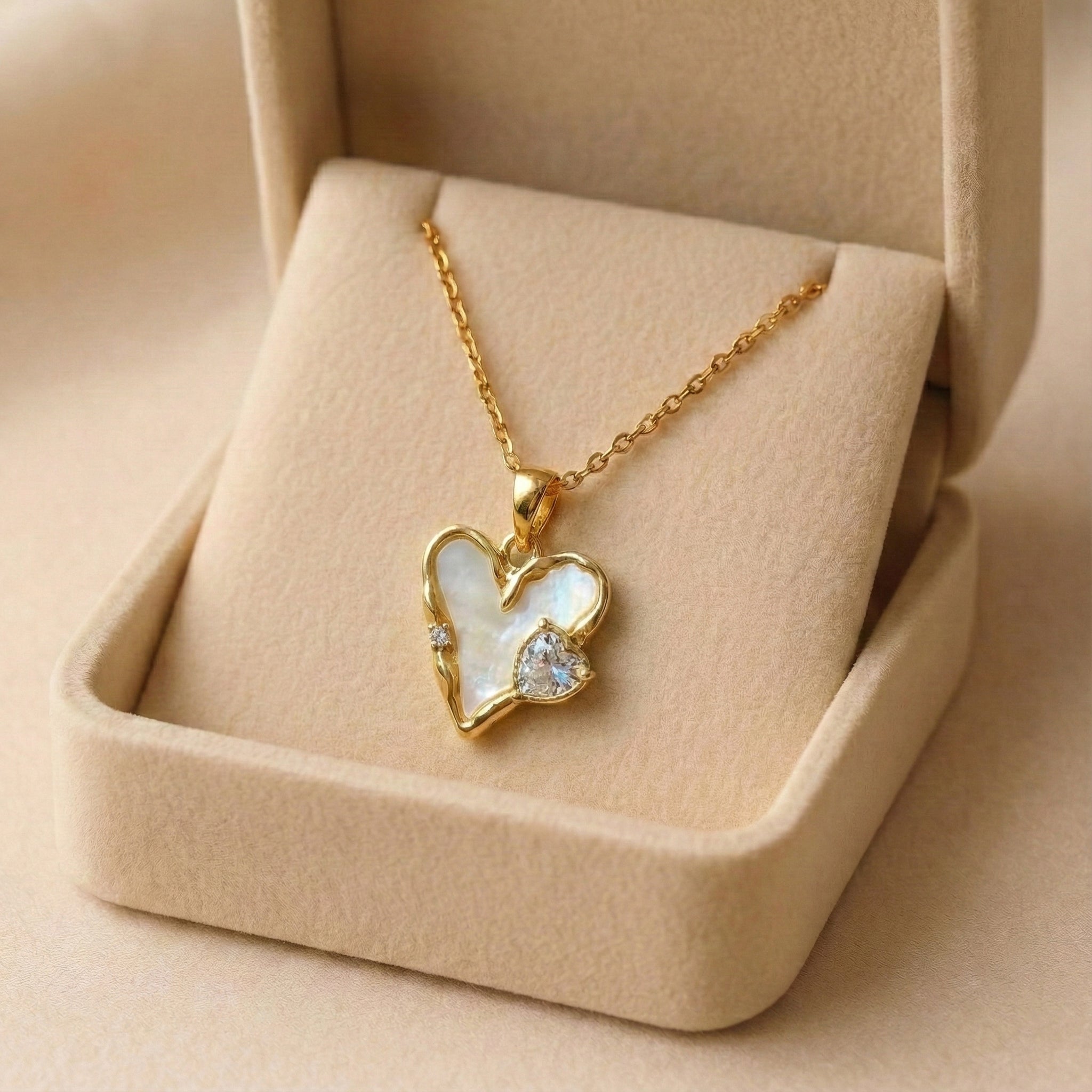 Moonlit Heart Charm