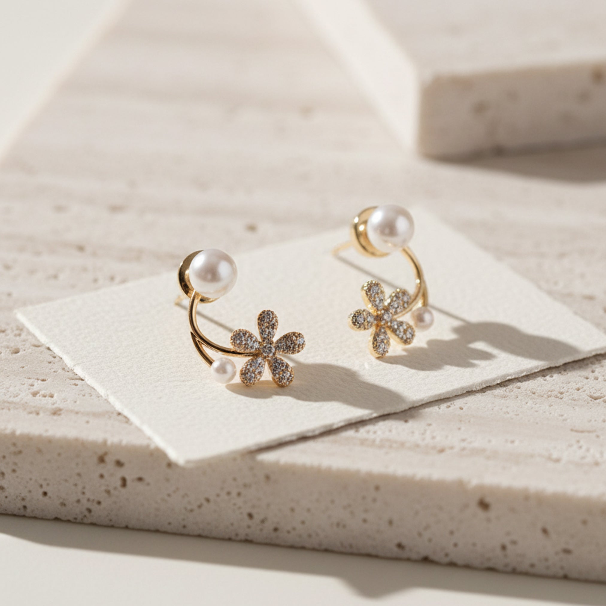 Pearl & Petal Studs