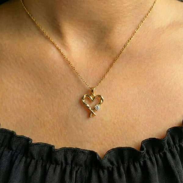 Layered Love Knot Pendant