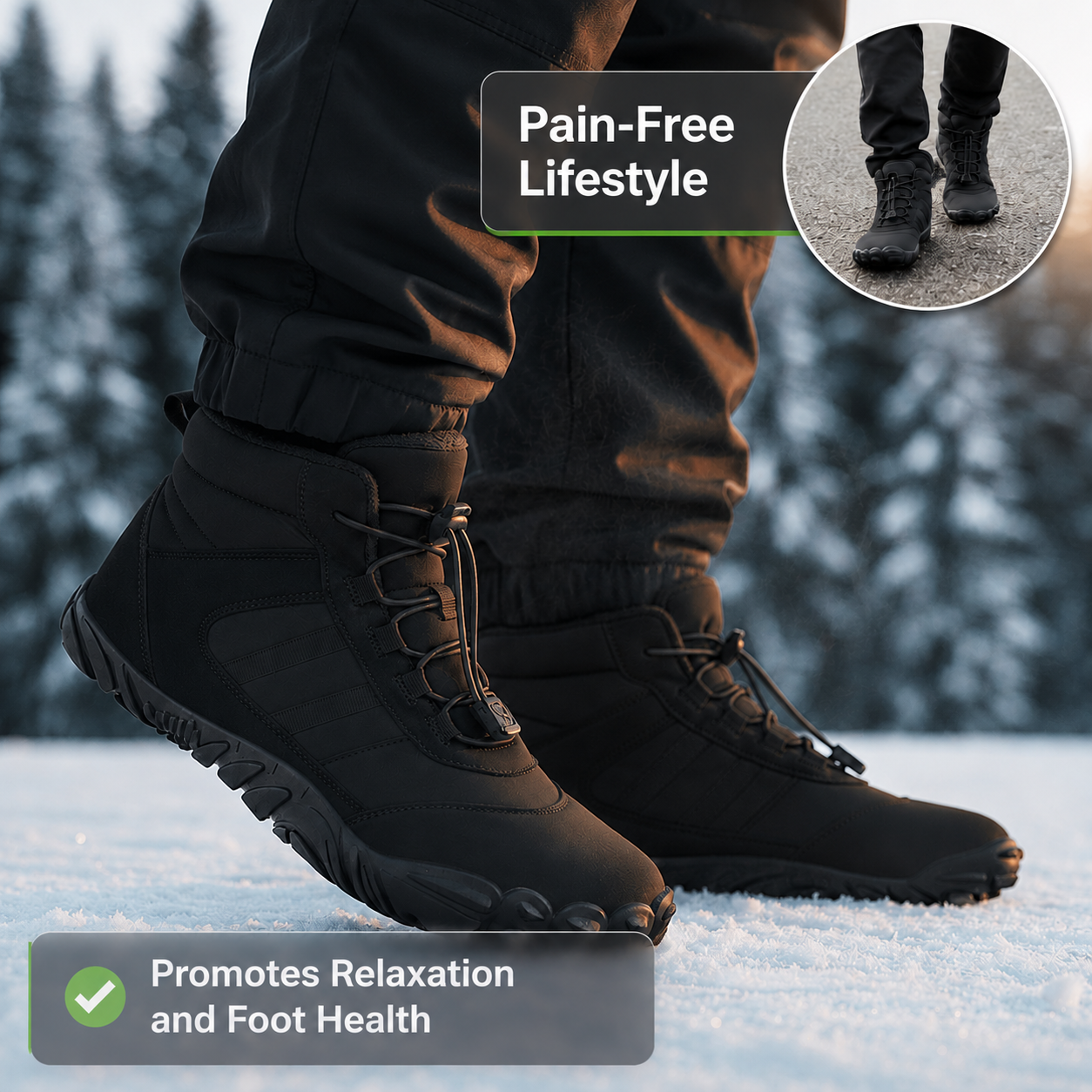 Frost Pro – Lightweight & Pain-Free Walking  Winter Boots (Unisex)