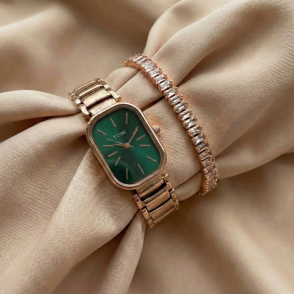 The IIRAYA Signature Rosegold & Green Essential Duo
