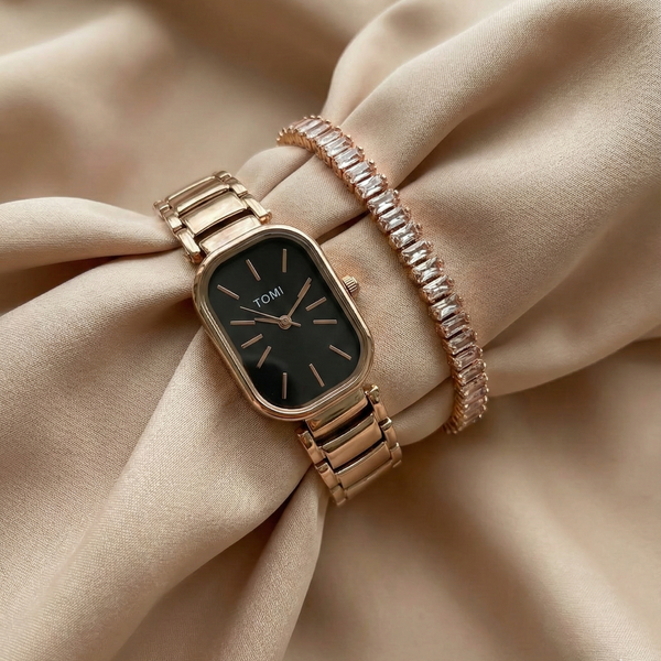 The IIRAYA Signature Rosegold & Black Essential Duo