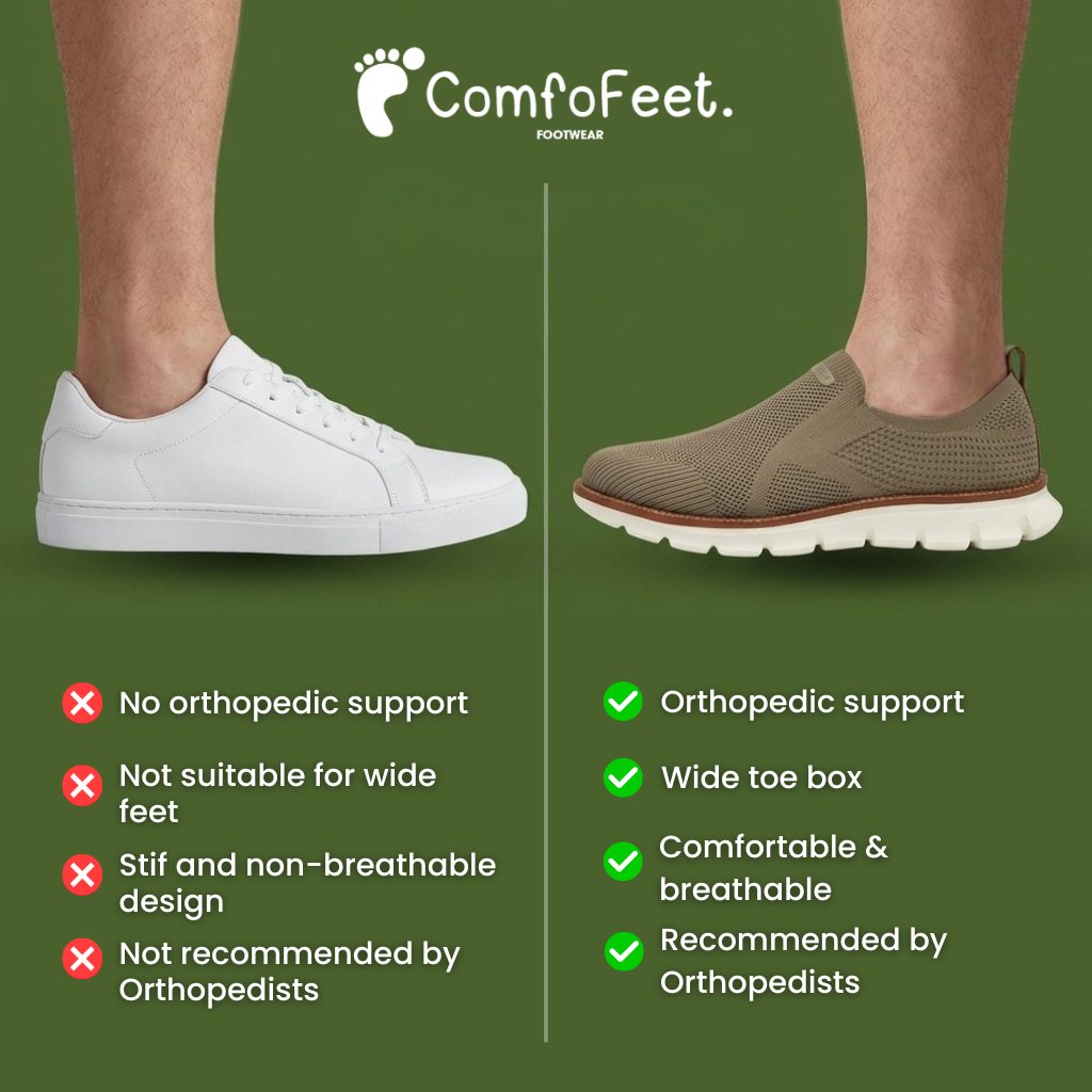 Put an end to stiff and immobile shoes!